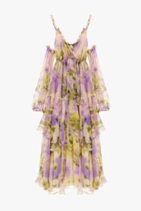 VESTIDO VOLANTES FLORES