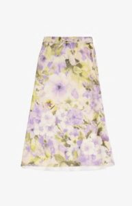 FALDA MIDI FLORAL