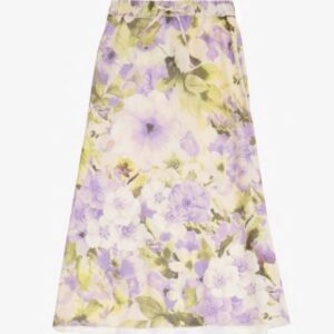 FALDA MIDI FLORAL