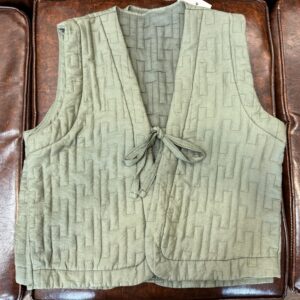 CHALECO AGUATADO VERDE MILITAR
