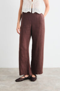 PANTALÓN AURORA LINO MARRON