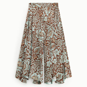 PANTALONES ANCHOS ESTAMPADO FLORAL