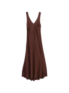 VESTIDO LENCERO CHOCOLATE