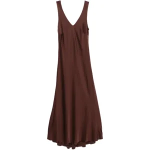 VESTIDO LENCERO CHOCOLATE