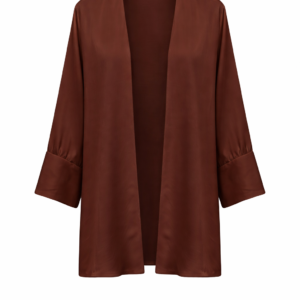 KIMONO SATINADO CHOCOLATE
