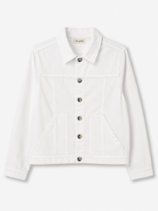 CAZADORA DENIM FLUIDA BLANCA