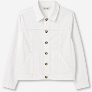 CAZADORA DENIM FLUIDA BLANCA