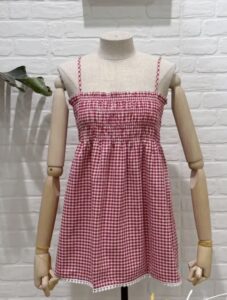 TOP VICHY ROJO