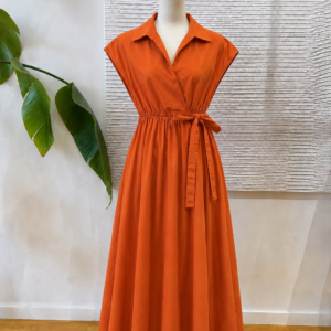VESTIDO MIDI CRUZADO CALDERA