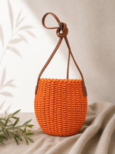 BOLSO BOMBONERA NARANJA
