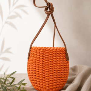 BOLSO BOMBONERA NARANJA