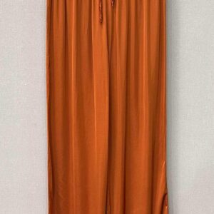 PANTALÓN SATINADO NARANJA QUEMADO