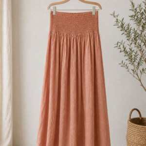 FALDA BOHO TERRACOTA