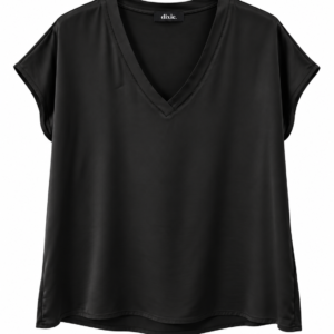 BLUSA SATINADA NEGRA