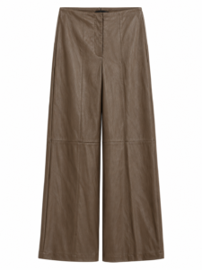 PANTALÓN POLIPIES ACEITUNA CON TALLE ALTO