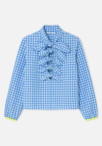CAMISA LAZOS VICHY AZUL