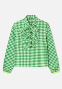 CAMISA LAZOS VICHY VERDE