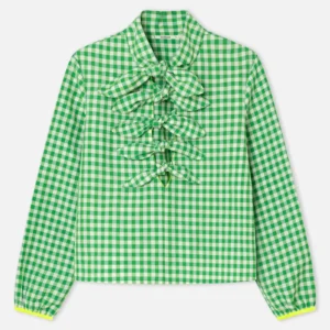 CAMISA LAZOS VICHY VERDE