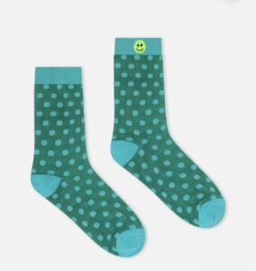 CALCETINES POLKADOT VERDE