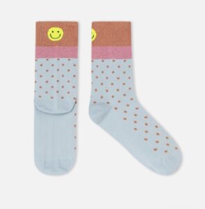 CALCETINES SPOTTED CIELO