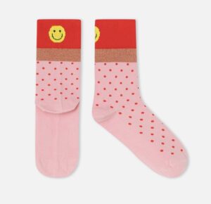 CALCETINES SPOTTED ROSA