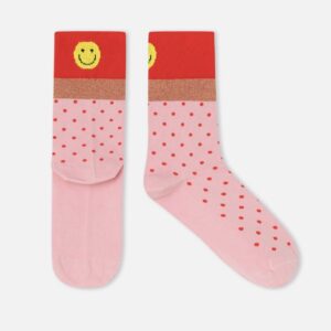CALCETINES SPOTTED ROSA